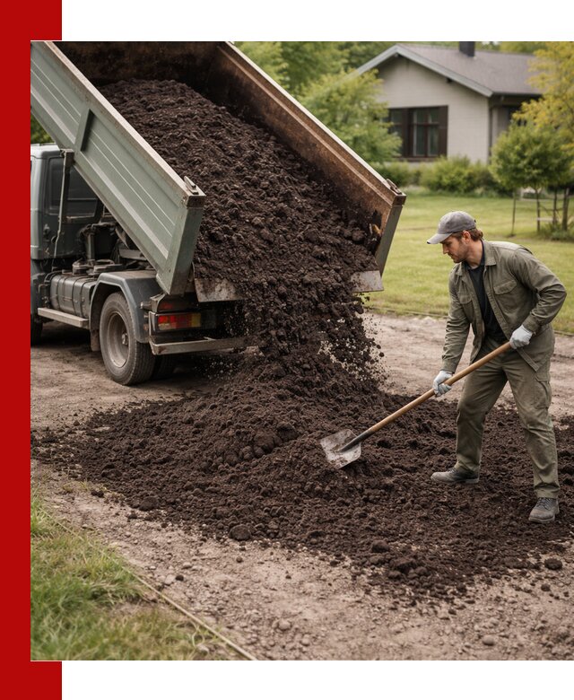 Чернозем для газона с доставкой в Лыткарине быстро и качественно