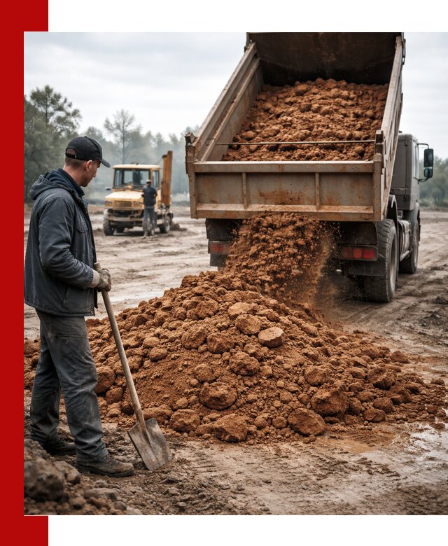 Глина для засыпки в Лыткарине с доставкой самосвалами