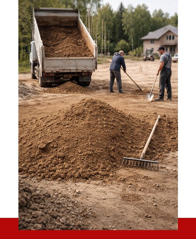 Суглинок для планировки в Лыткарине с доставкой от 4302 р. | ПРОНЕРУДЛтк