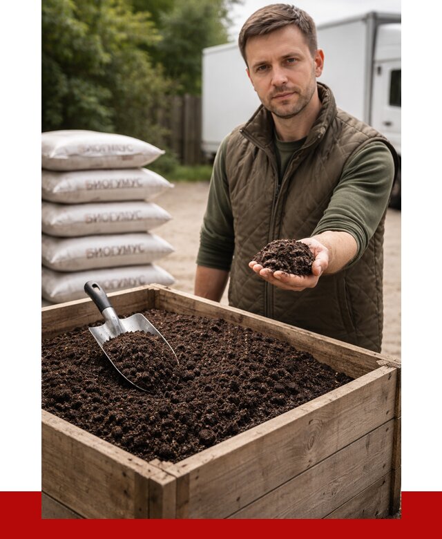 Купить биогумус в Лыткарине с доставкой от 8707 р. за куб | ПРОНЕРУДЛтк