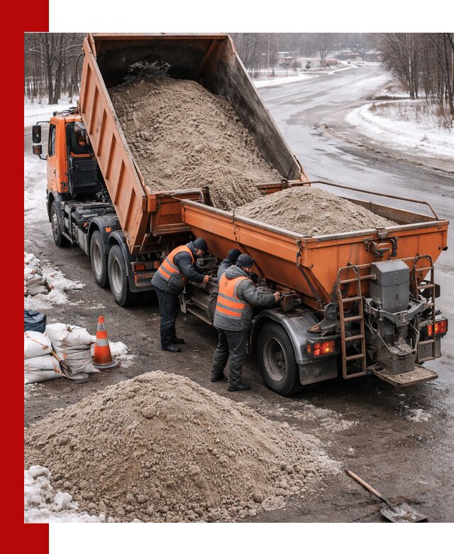 Поставка и вывоз пескосоля в Лыткарине оптом и в розницу