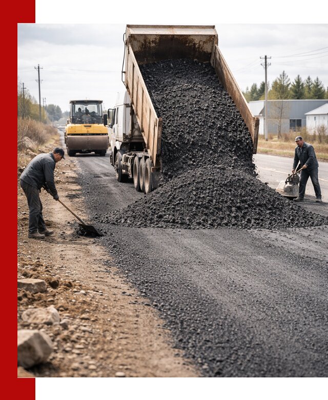 Асфальтовая крошка для дорог в Лыткарине — поставка и доставка