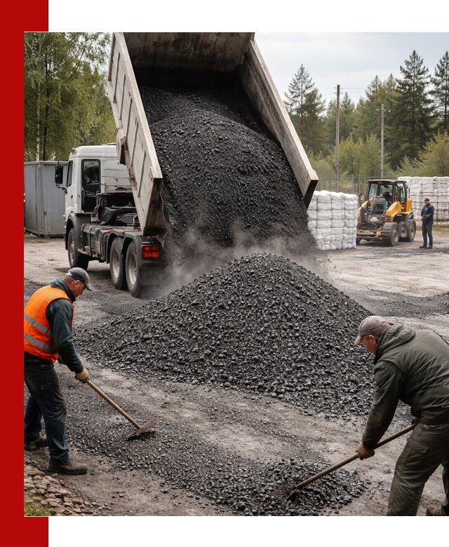 Доставка и продажа асфальтного гранулята в Лыткарине