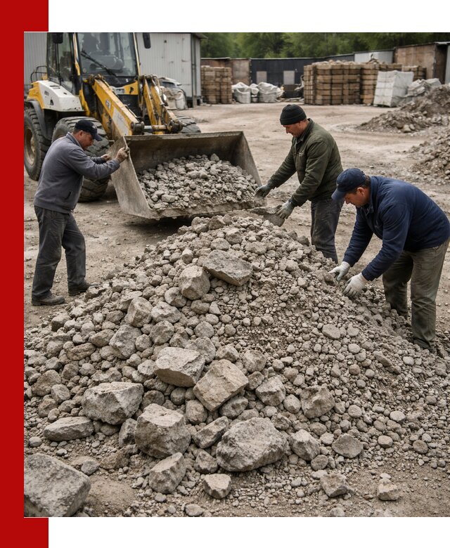 Демонтаж и вывоз бой бетона в Лыткарине