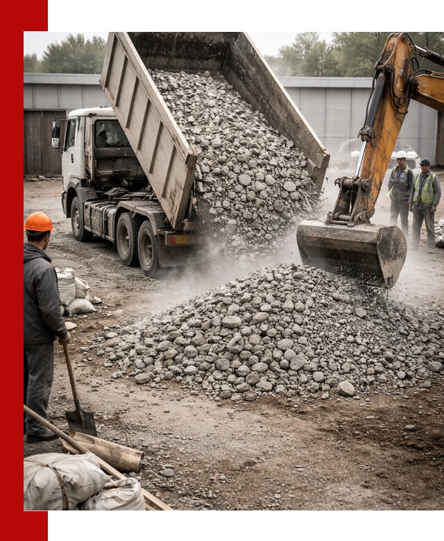 Доставка дробленого бетона в Лыткарине оптом и в розницу