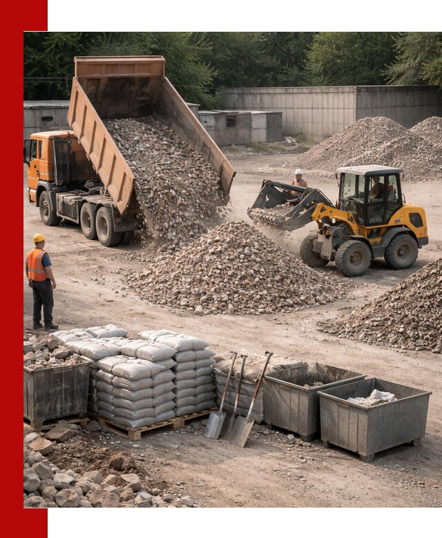 Вторичные материалы для отсыпки в Лыткарине — поставка и доставка