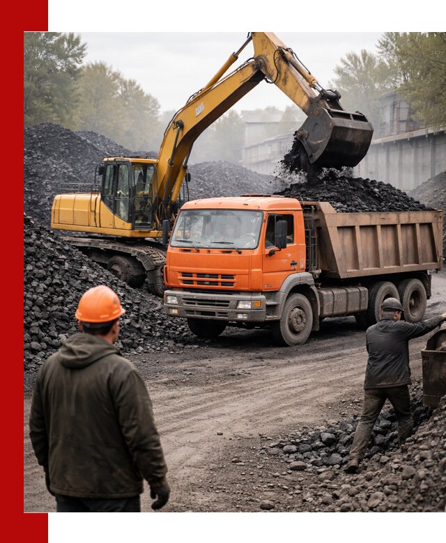 Доставка угля автотранспортом в Лыткарине быстро и выгодно