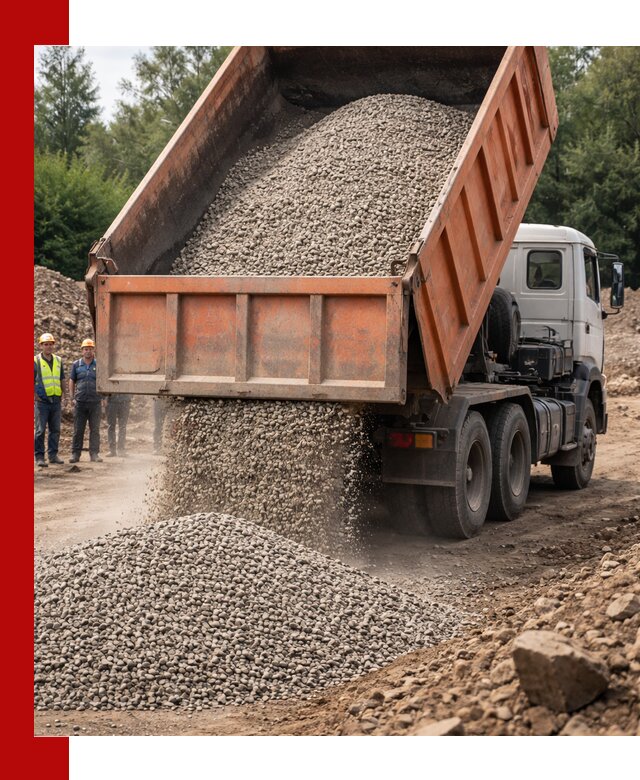 Доставка сыпучих материалов самосвалом в Лыткарине быстро и надежно