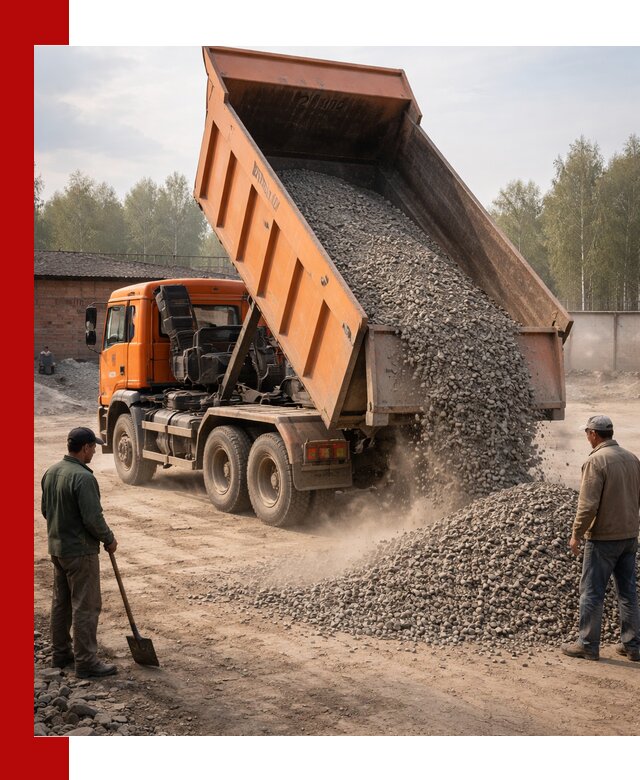 Доставка самосвалом 20 м3 в Лыткарине быстро и надежно