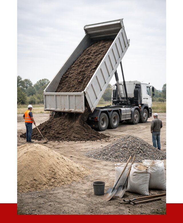 Доставка самосвалом 30 кубов в Лыткарине от 8707 р. | ПРОНЕРУДЛтк