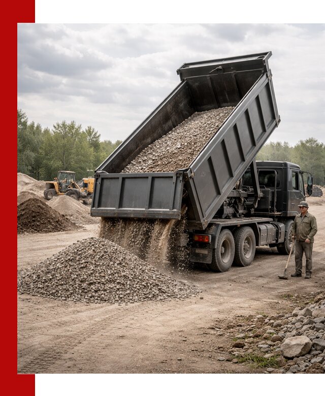 Доставка самосвалом 30 м3 по выгодным ценам в Лыткарине