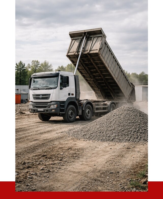 Доставка самосвалом 40 кубов в Лыткарине от 9219 р. | ПРОНЕРУДЛтк