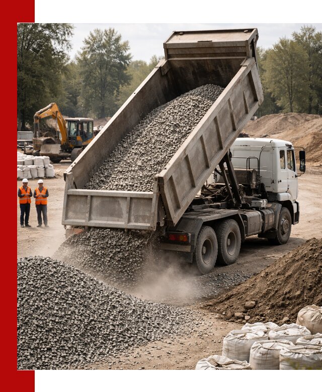 Аренда самосвала в Лыткарине для доставки сыпучих и нерудных материалов