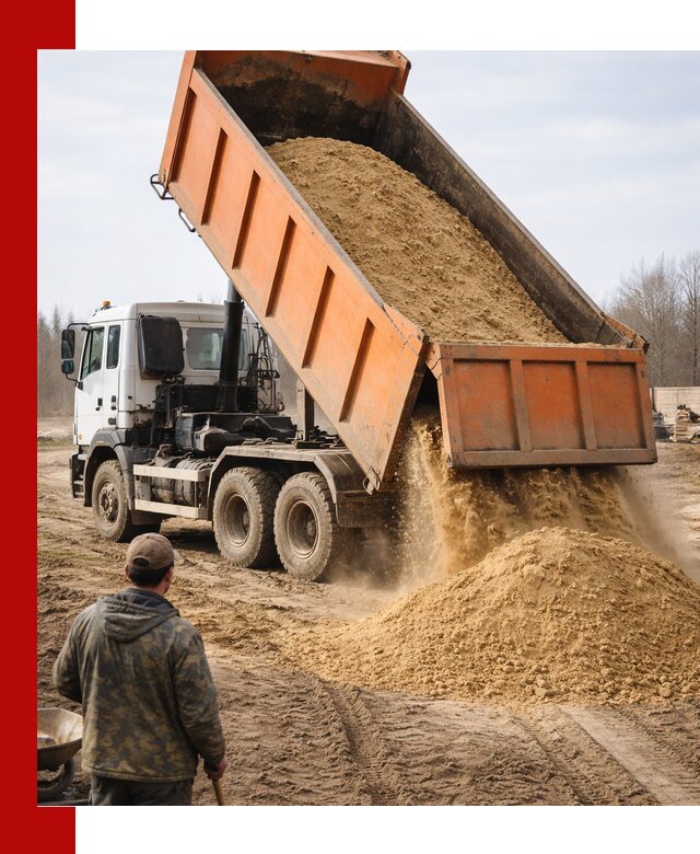 Аренда самосвала 20 тонн для перевозки грузов в Лыткарине