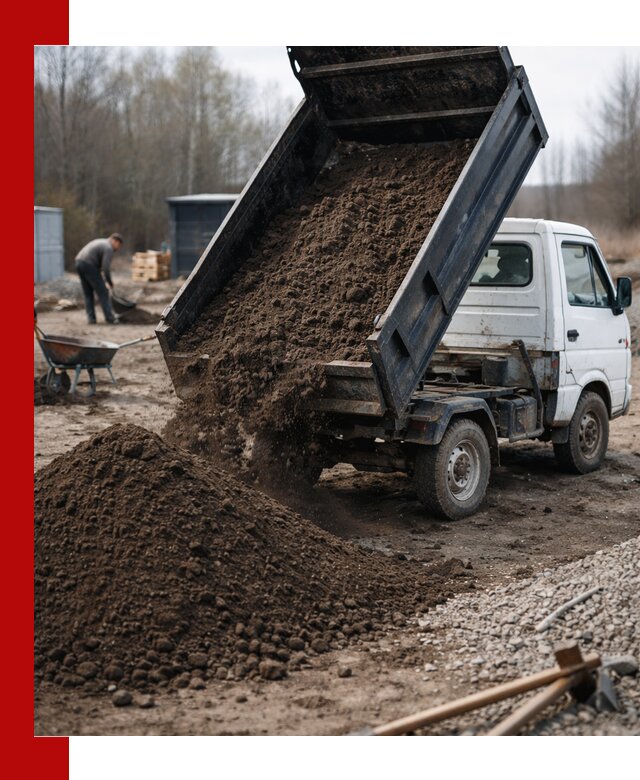 Аренда минисамосвала в Лыткарине для доставки сыпучих материалов