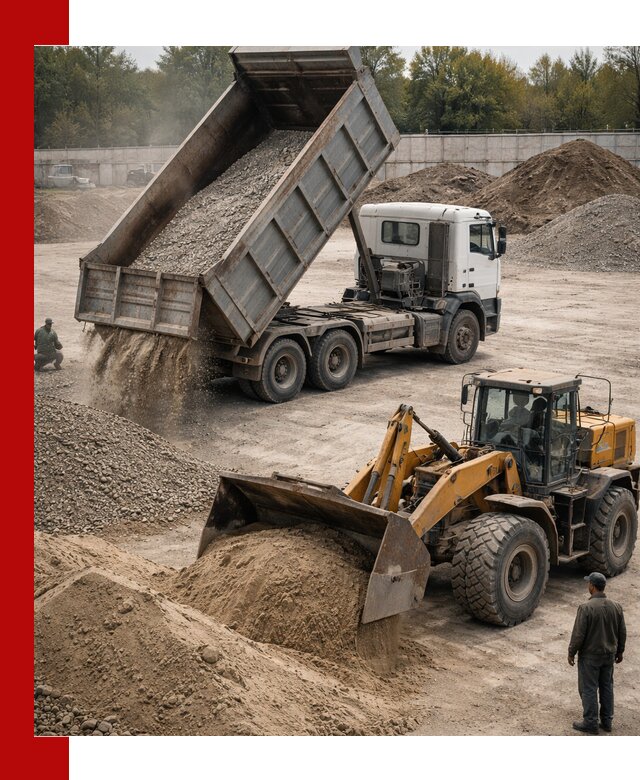 Перевозка сыпучих грузов самосвалами и бортовыми в Лыткарине