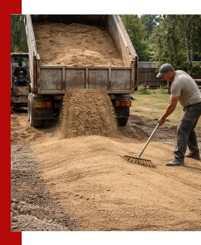 Отсыпка участка песком в Лыткарине быстро и качественно