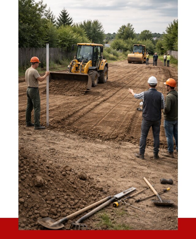 Планировка участка грунтом в Лыткарине от 4609 р ПРОНЕРУДЛтк
