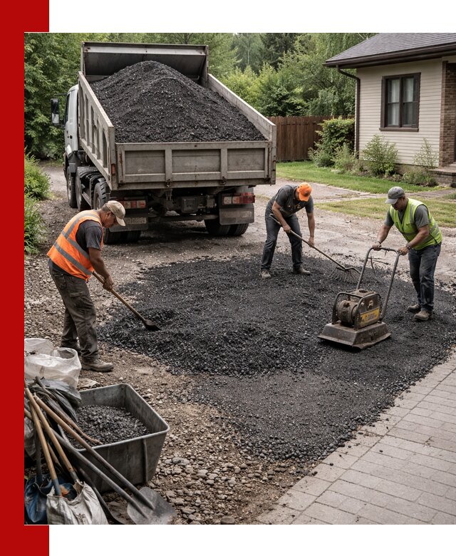Асфальтовая крошка для двора с доставкой в Лыткарине